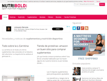 Tablet Screenshot of nutribold.com